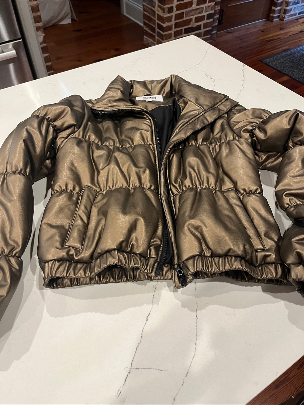 Steve Madden BB Dakota Metallic Bronze Jacket